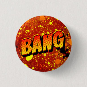 Feel the Retro Rush - Bang 1 Inch Round Button
