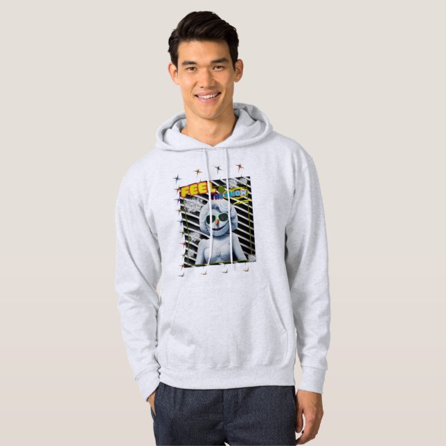 Feel the snow hoodie (Front Full)