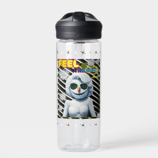 Feel the snow water bottle