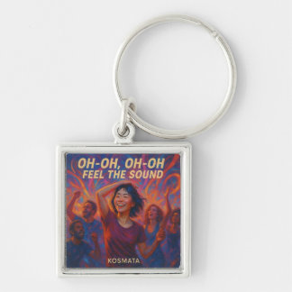 Feel the Sound - Schlüsselanhänger Keychain