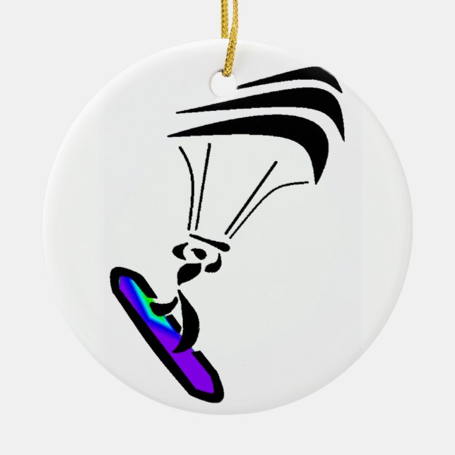 FEEL THE WIND CERAMIC ORNAMENT (Front)