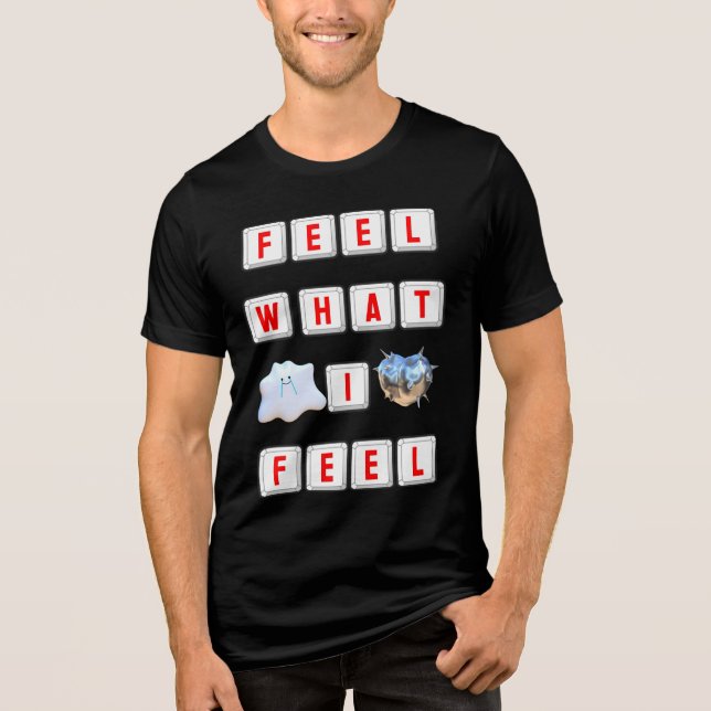 Feel What I Feel Tri-Blend Shirt (Front)