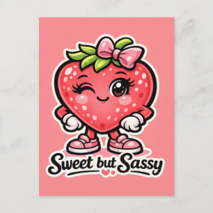 Feelin Fruity - Sweet but Sassy - Foodie Fiends Postcard