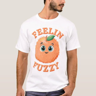 Feelin Fuzzy Peach T-Shirt
