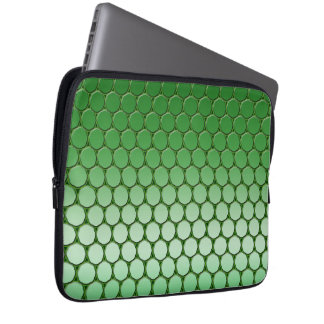 Feelin' Green - Dot Pattern Laptop Sleeve