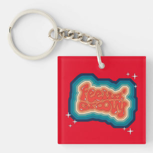 Feelin' Groovy - 70s styl Keychain