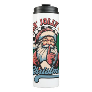 Feelin’ Jolly Christmas Sant Thermal Tumbler