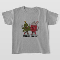 Feelin Jolly Christmas Tree Coffee Lover Winter