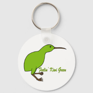 Feelin' Kiwi Green Keychain