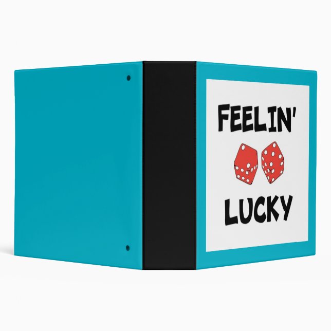 "FEELIN' LUCKY" DICE BINDER (Background)