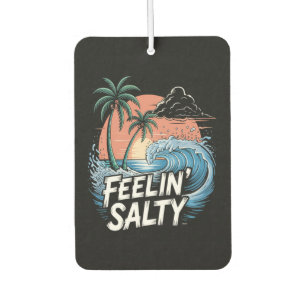 Feelin Salty Beach Summer Vacation 70S Air Freshener
