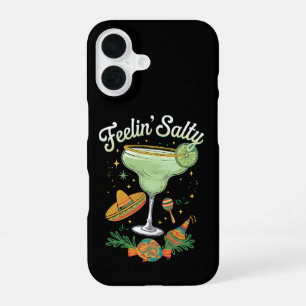 Feelin' Salty Margarita Funny Cinco De Mayo iPhone 16 Case