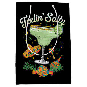 Feelin' Salty Margarita Funny Cinco De Mayo Medium Gift Bag