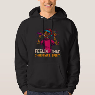 Feelin’ That Christmas Spirit Funny Group Christma Hoodie