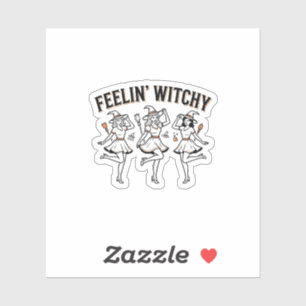 Feelin Witchy Retro Halloween Witches