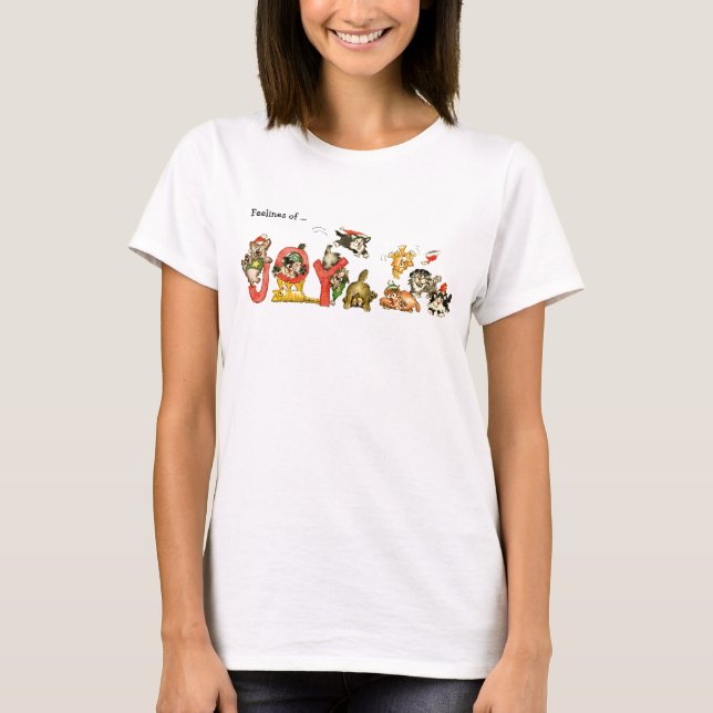 Feelines of Joy Kitten Cats Shirt (Front)