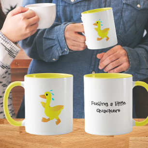 Feeling a little Quackers Duck Humour Mug