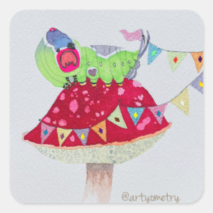 Feeling Beautiful Square Sticker