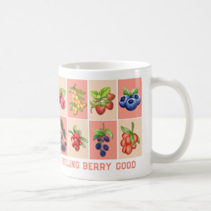 FEELING BERRY GOOD Customizable Strawberry Coffee Mug