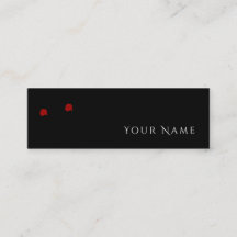 FEELING BITEY Funny Vampire Personal Calling Card