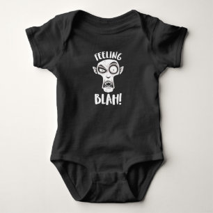 Feeling Blah Nosferatu Vampire In White Baby Bodysuit