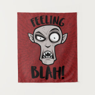 Feeling Blah Nosferatu Vampire Tapestry