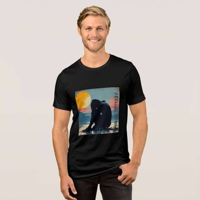  Feeling Blue – Limited Edition (4) Tri-Blend Shirt (Front Full)