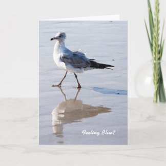 Feeling Blue, Missing You Card