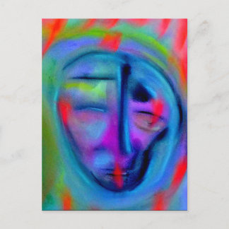 Feeling blue postcard