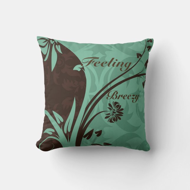 Feeling Breezy Decorative Pillow (Front)