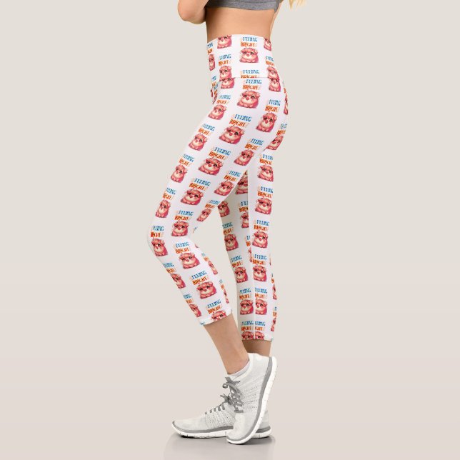 Feeling Bright Capri Leggings (Left)