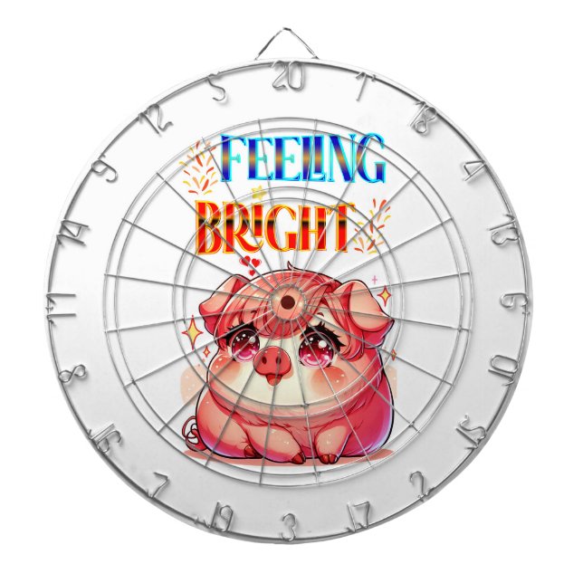 Feeling Bright Dartboard (Front)