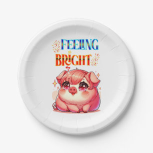 Feeling Bright Paper Plate