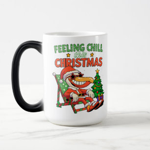 Feeling Chill This Christmas Pelican Retro Holiday Magic Mug