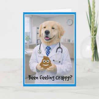 Feeling Crappy Get Well Card POB-1