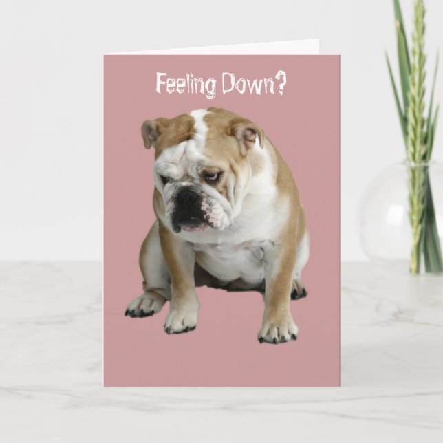 Feeling Down? Card (Front)