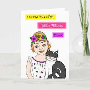 Feeling Down   Encouragement and Support Card