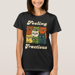 Feeling Fraction Veterinarian Cat Mom Veterinary T-Shirt