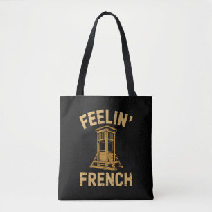 Feeling French Vintage Guillotine Tote Bag