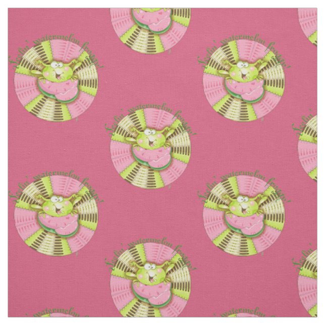 Feeling Froggy Fabric (Swatch)