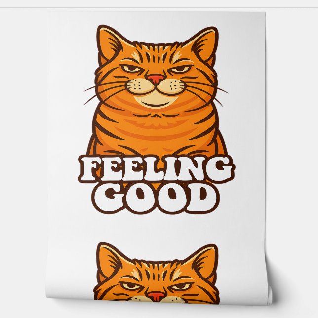 Feeling Good Cool Cat Wallpaper (Unrolling)