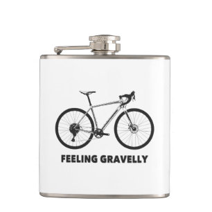Feeling Gravelly Cycling Hip Flask