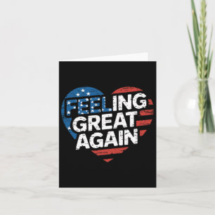 Feeling Great Again Trump Victory  Card