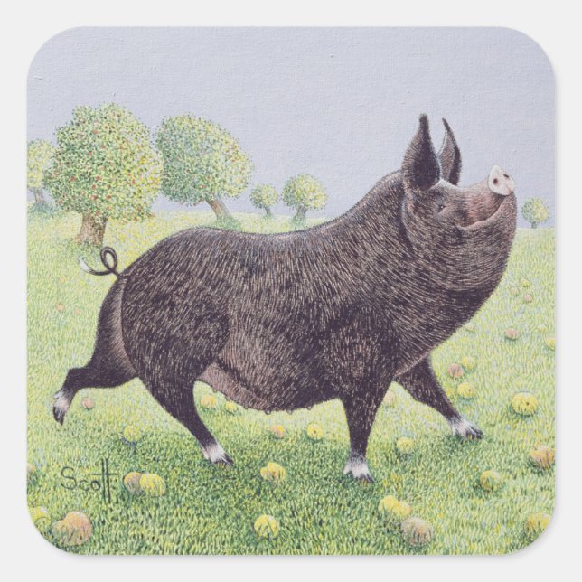 Feeling Great Square Sticker (Front)