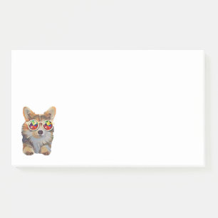 Feeling Groovy Corgi Post-it Notes