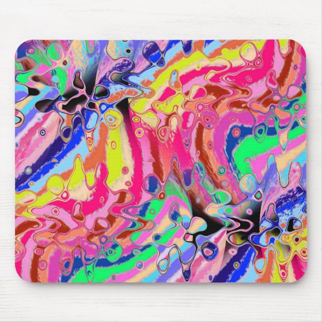 Feeling Groovy Mouse Pad (Front)