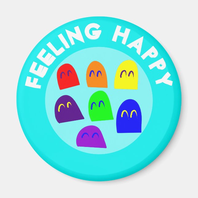 FEELING HAPPY MAGNET (Front)