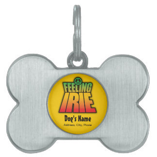 Feeling Irie Pet Name Tag