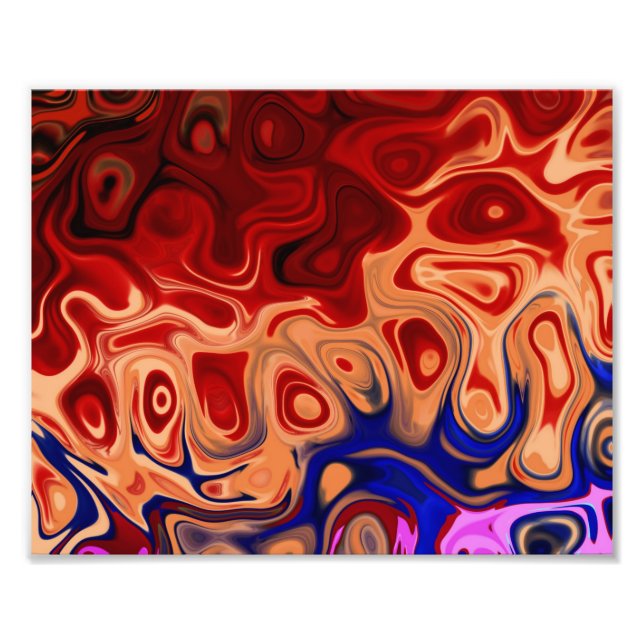 Feeling Life: Abstract Art 3 Photo Print (Front)