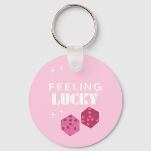 Feeling Lucky, Lucky Girl, Luckiest Girl, Preppy Keychain